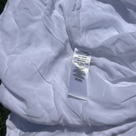 Splendid Womens Tawni Mini Shift Dress White Chambray Pockets Boho NWT $158 XS - Picture 8 of 9